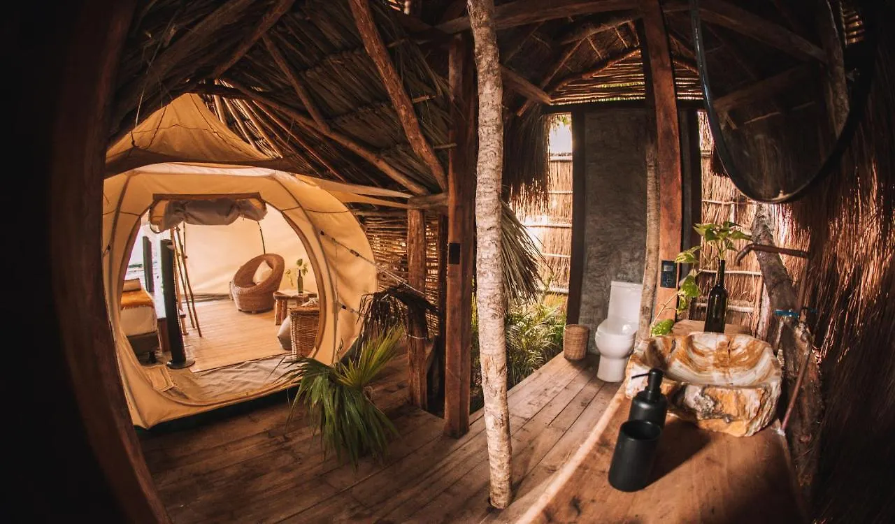 Uman Glamping & Cenote Tulum Hotel Luxury tent