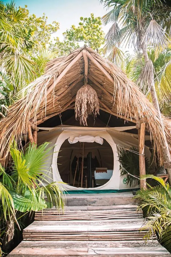 Uman Glamping & Cenote Tulum Otel Lüks kamp alanı