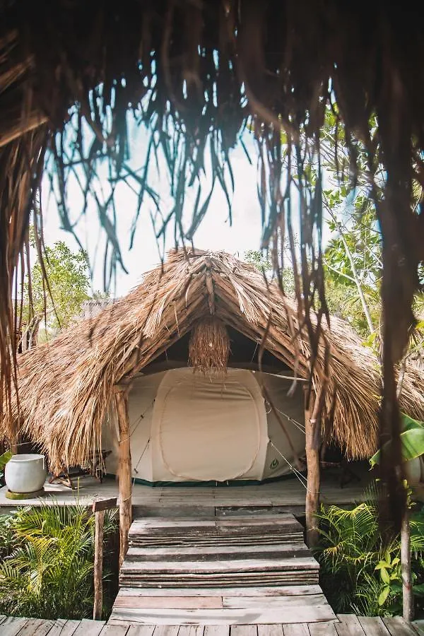 Uman Glamping & Cenote Tulum Otel Meksika